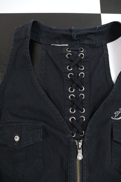 Harley Davidson Women Zip Vest