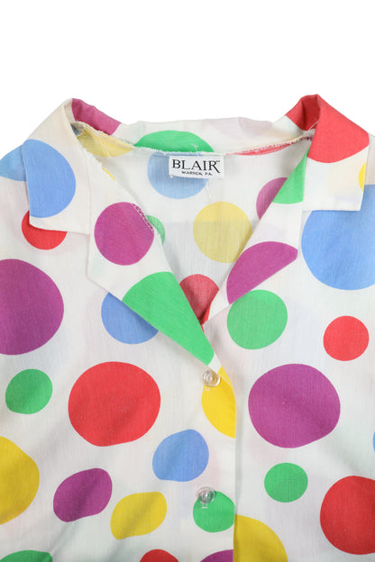 80s Blair Multicolour Dot Patterned Shirt