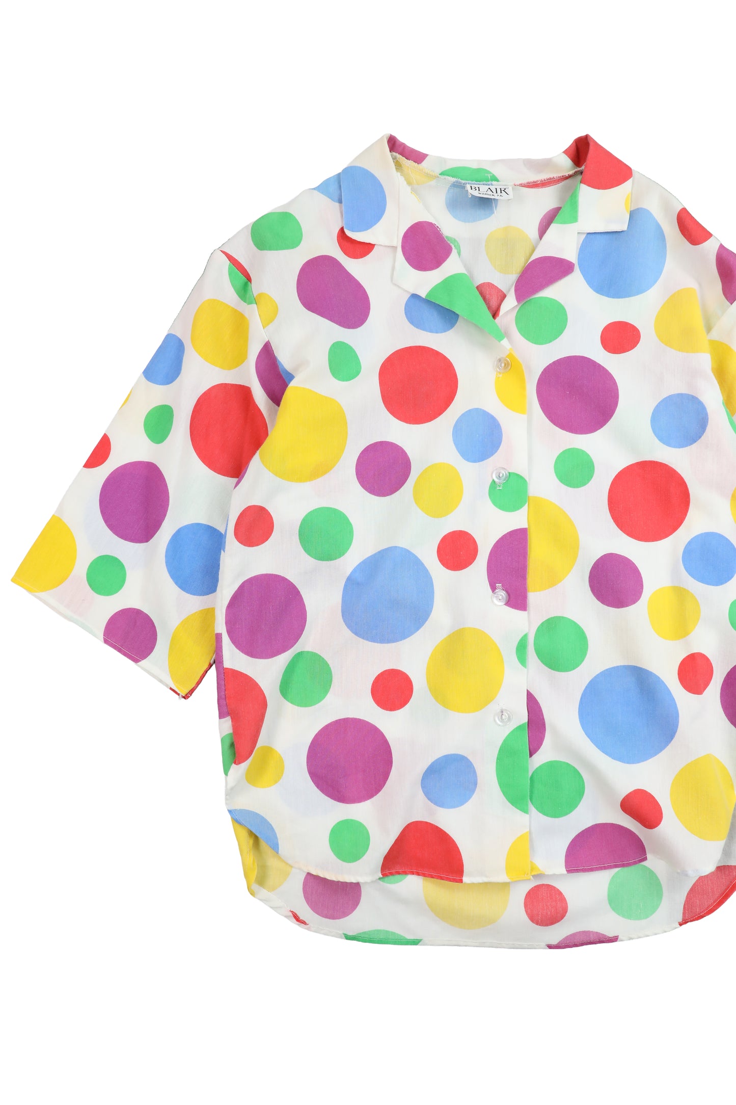 80s Blair Multicolour Dot Patterned Shirt