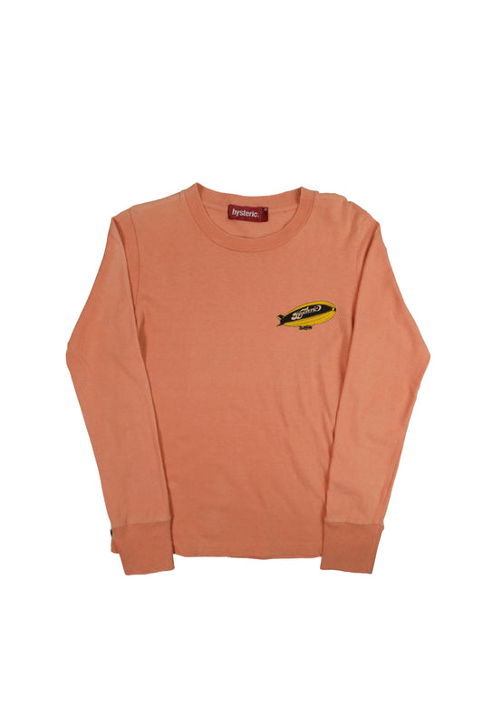 Hysteric Glamour Orange Graphic Long Sleeve Tee