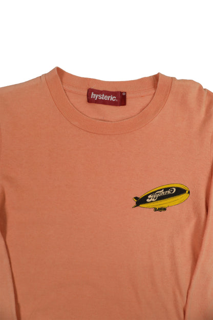 Hysteric Glamour Orange Graphic Long Sleeve Tee