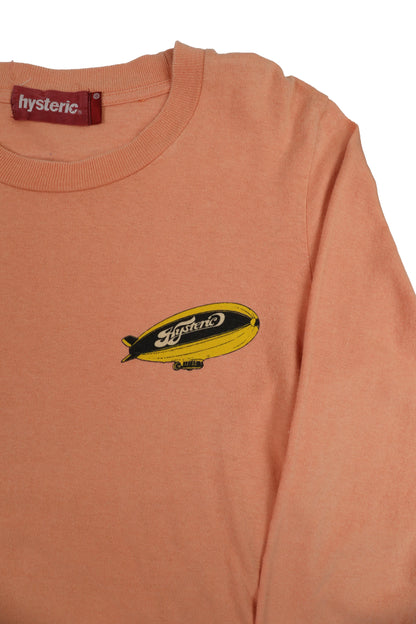 Hysteric Glamour Orange Graphic Long Sleeve Tee