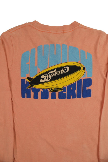 Hysteric Glamour Orange Graphic Long Sleeve Tee