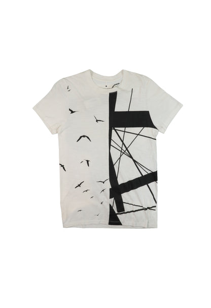 Kris Van Assche White Graphic Tee