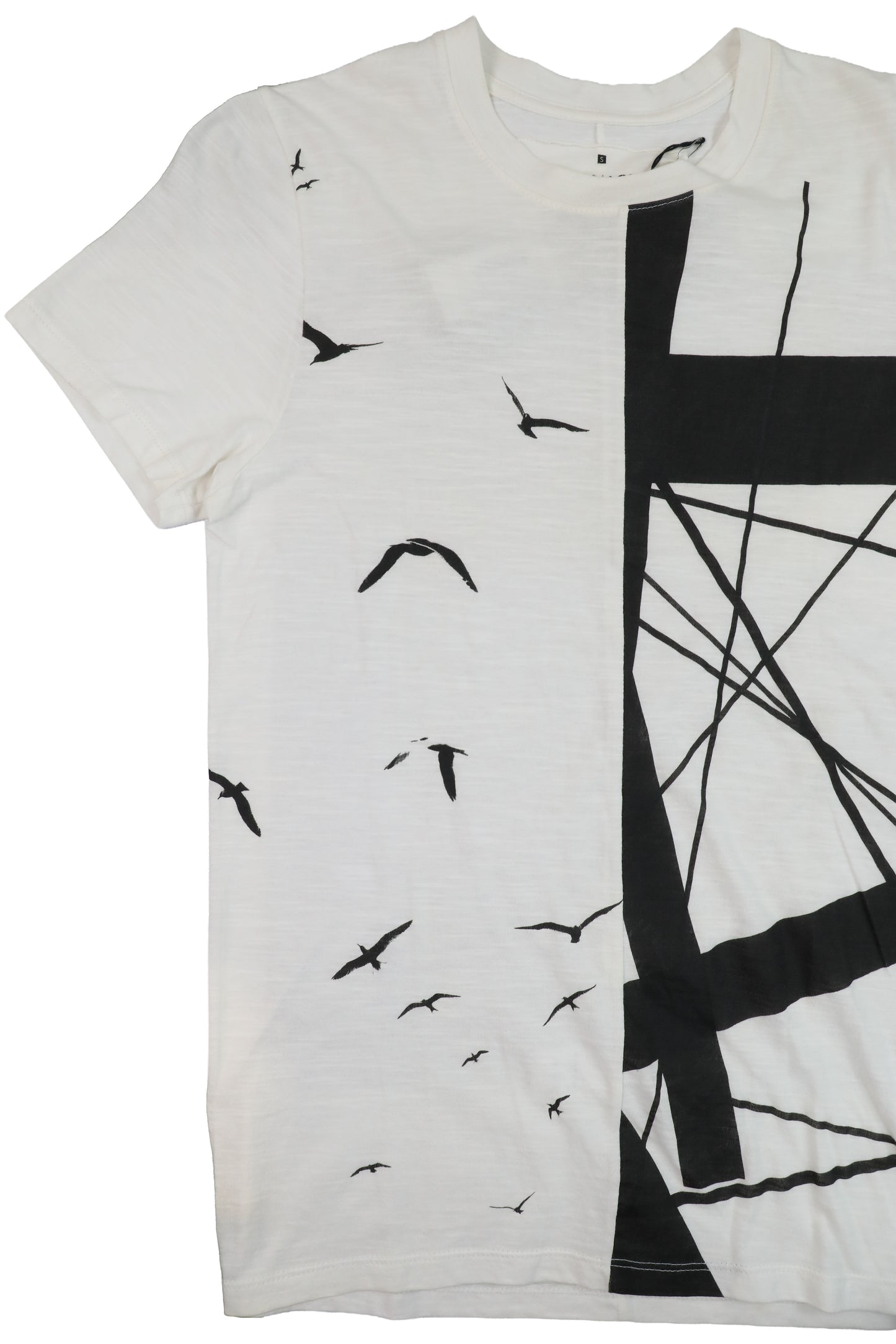 Kris Van Assche White Graphic Tee