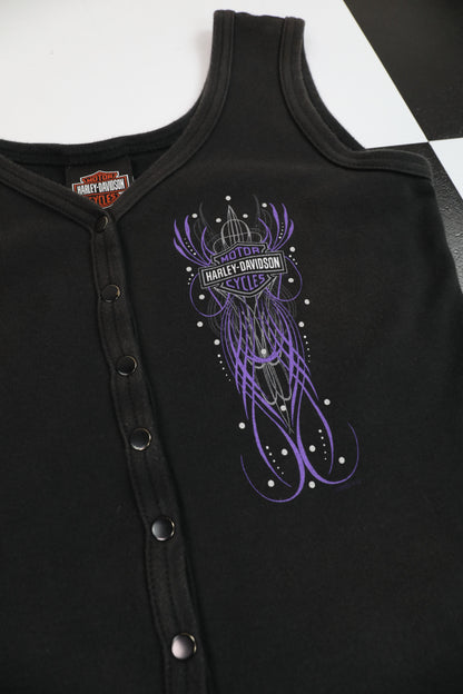 Harley Davidson Women Black Tank Top