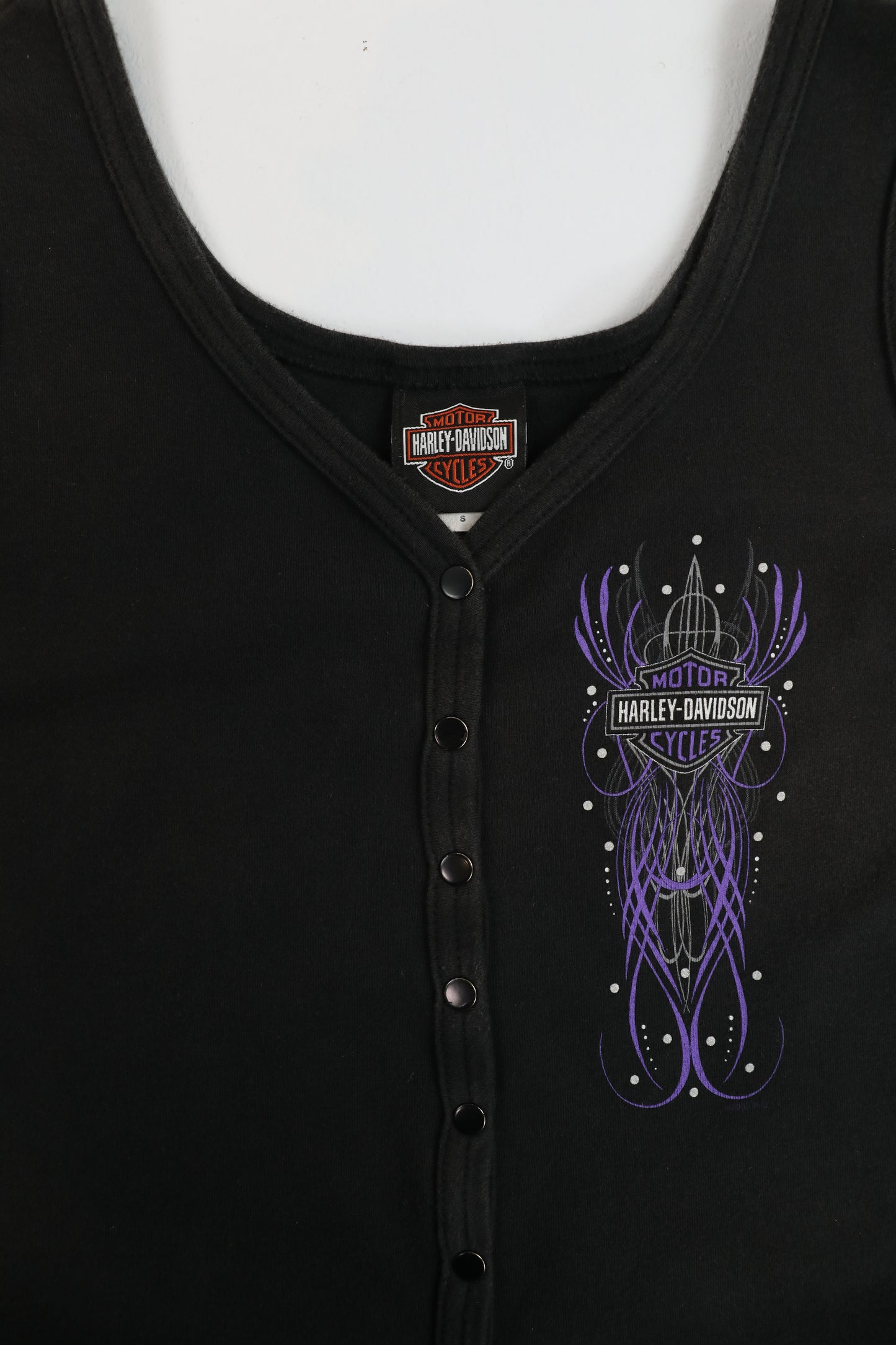 Harley Davidson Women Black Tank Top