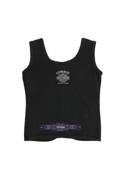 Harley Davidson Women Black Tank Top
