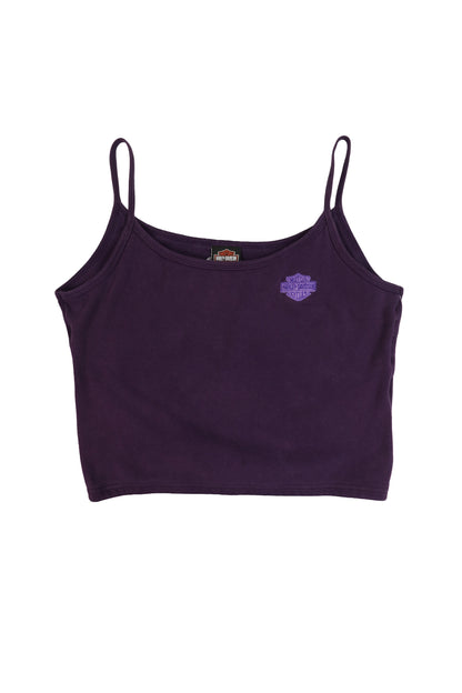 Harley Davidson Purple Crop Tank Top