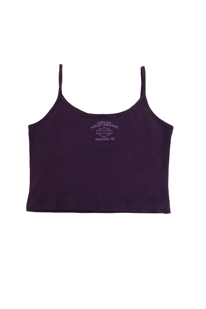 Harley Davidson Purple Crop Tank Top
