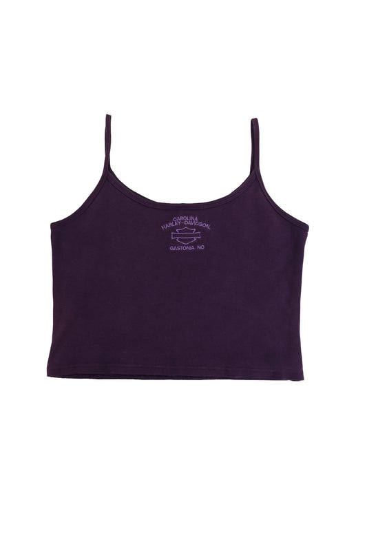 Harley Davidson Purple Crop Tank Top