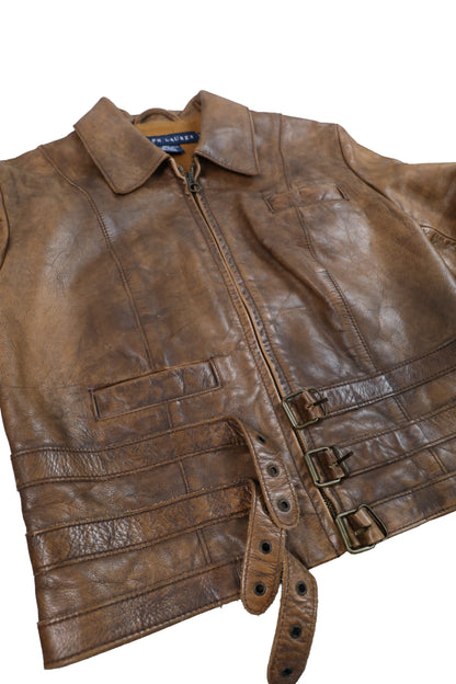 90's Polo Ralph Lauren Leather Jacket