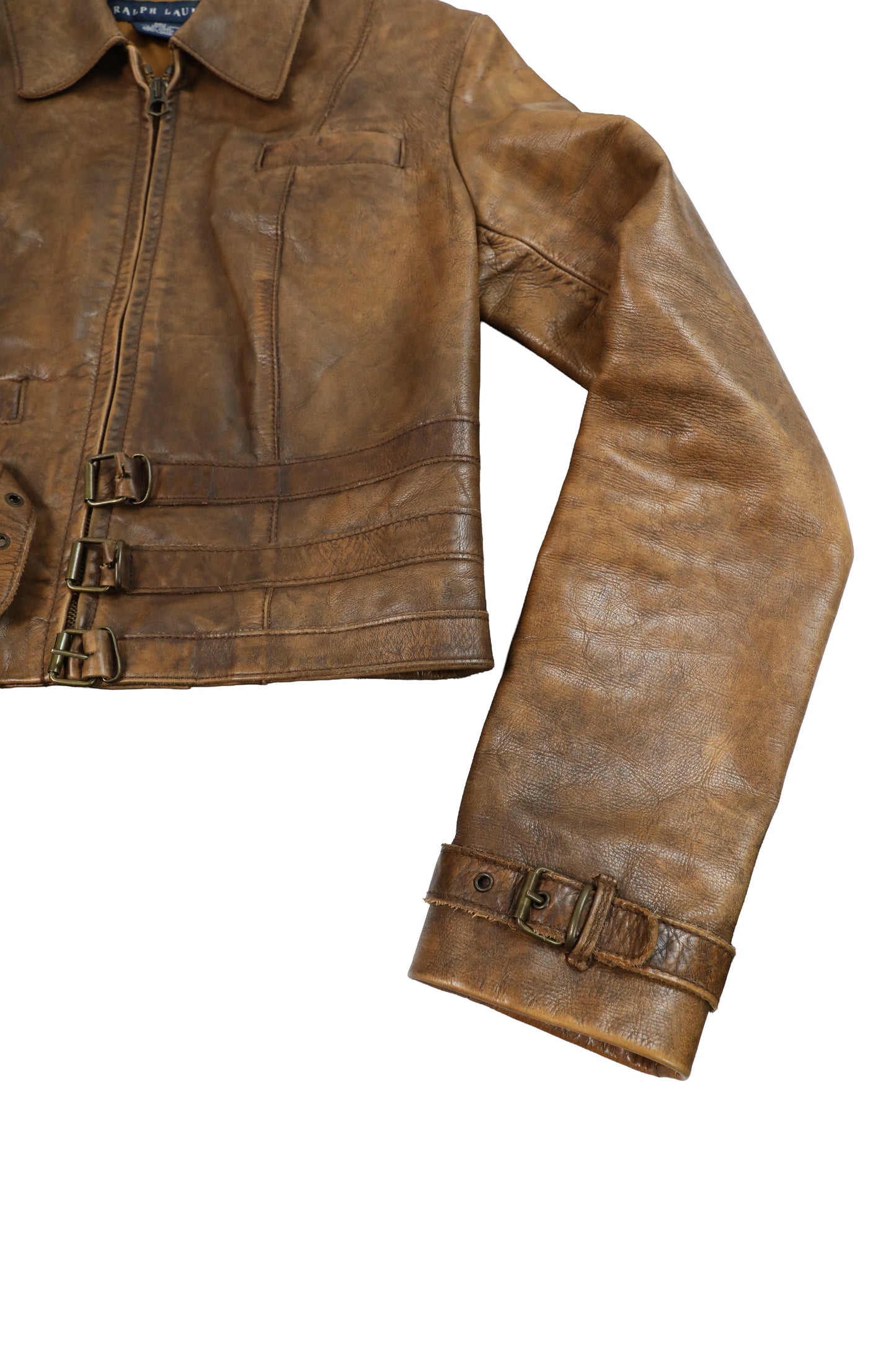 90's Polo Ralph Lauren Leather Jacket