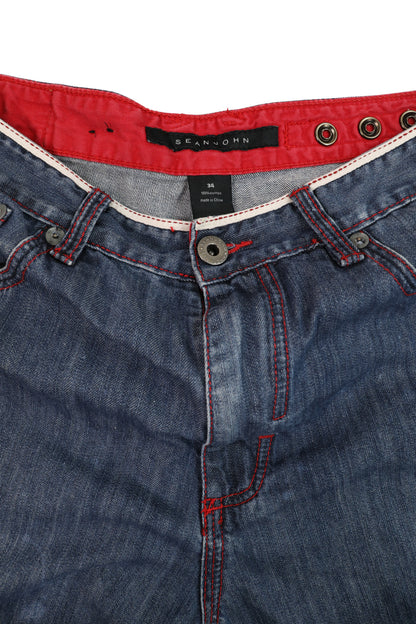 Sean John Baggy Denim Shorts W34