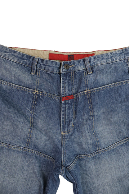 Marithé + François Girbaud Baggy Denim Shorts W34