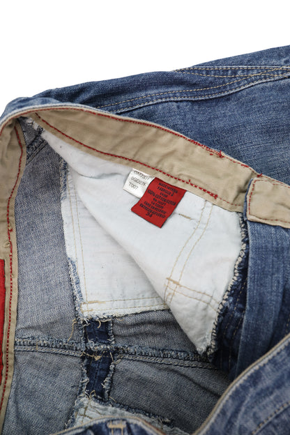 Marithé + François Girbaud Baggy Denim Shorts W34