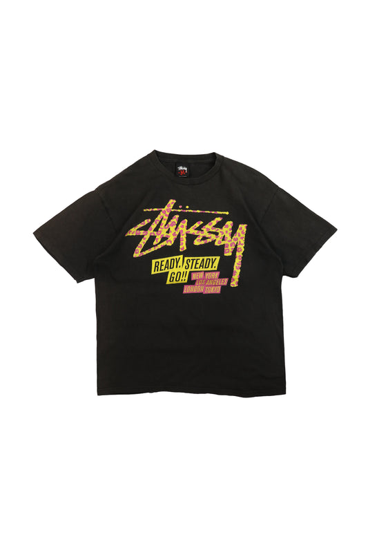 00's Stussy X John Yates Cheetah Graphic Tee