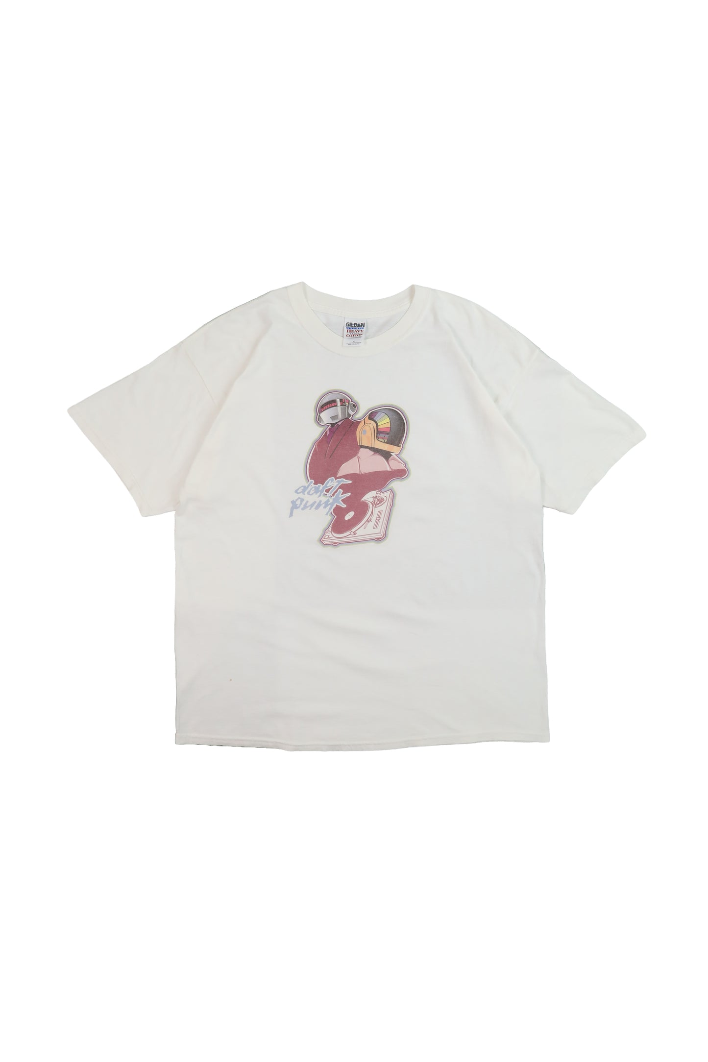 Daft Punk White Graphic Tee