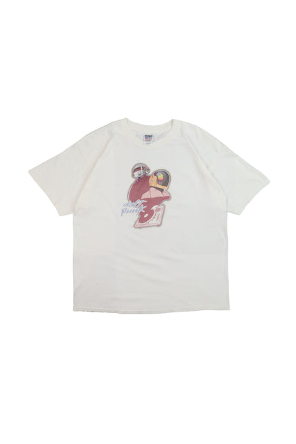 Daft Punk White Graphic Tee