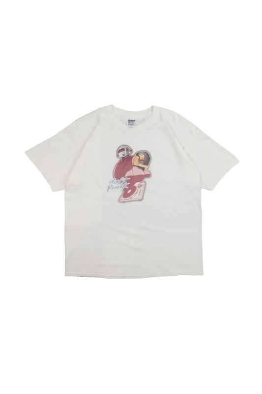 Daft Punk White Graphic Tee