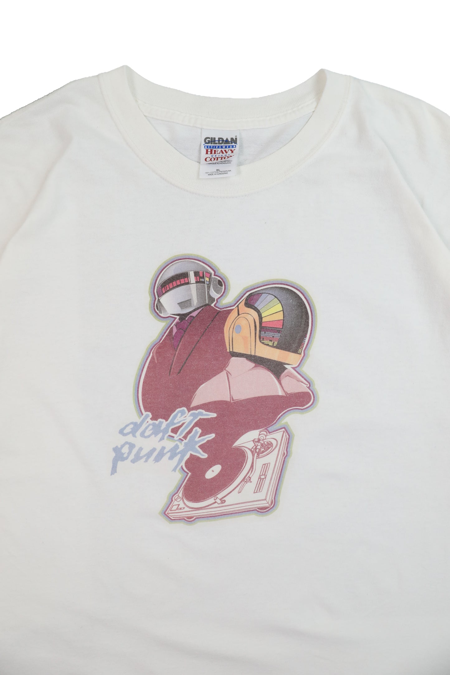 Daft Punk White Graphic Tee