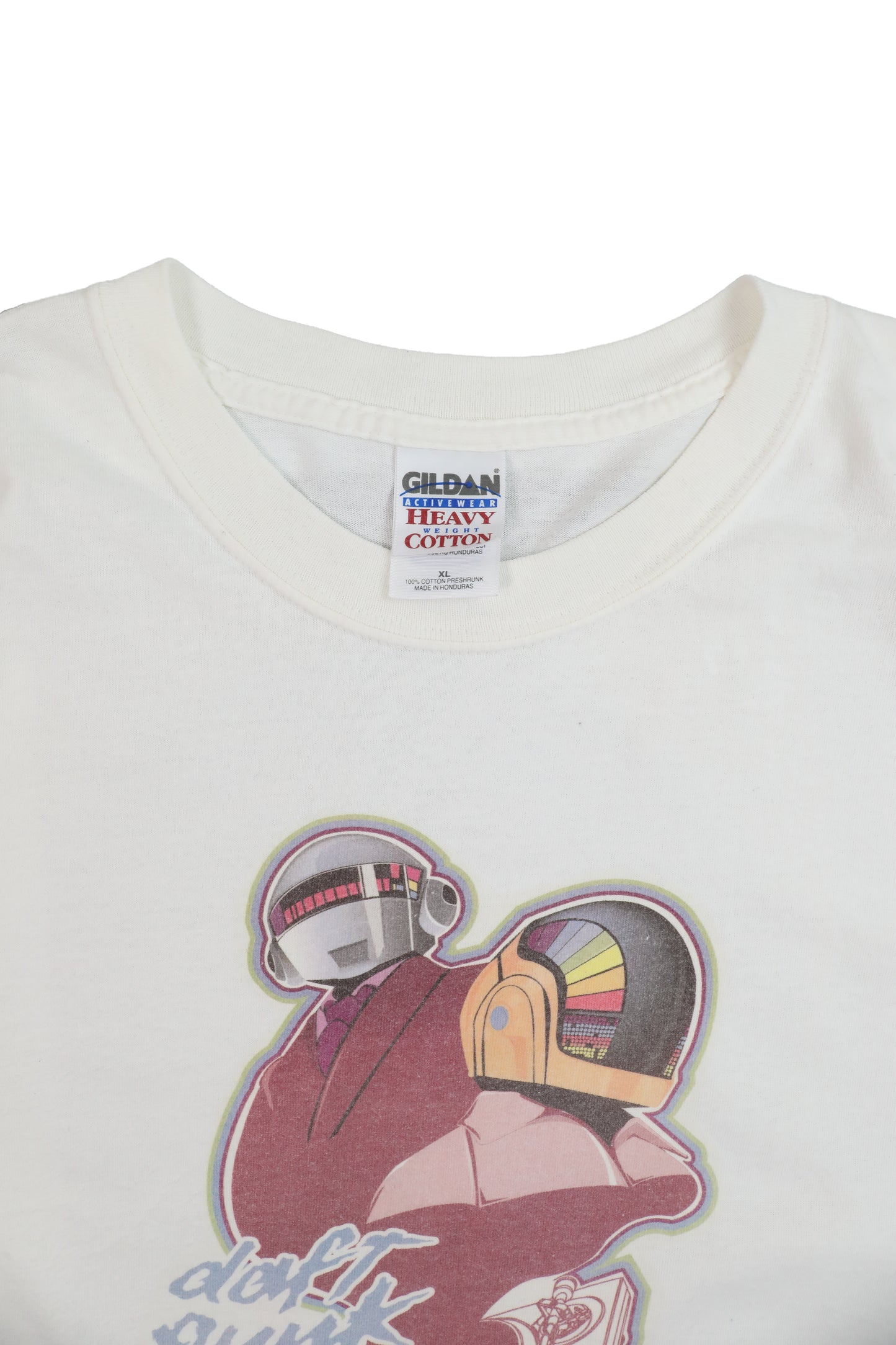 Daft Punk White Graphic Tee