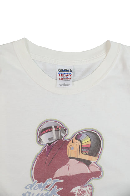 Daft Punk White Graphic Tee
