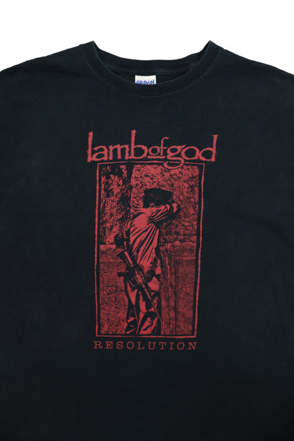 2013 Lamb of God Resolution Tour Merchandise Tee