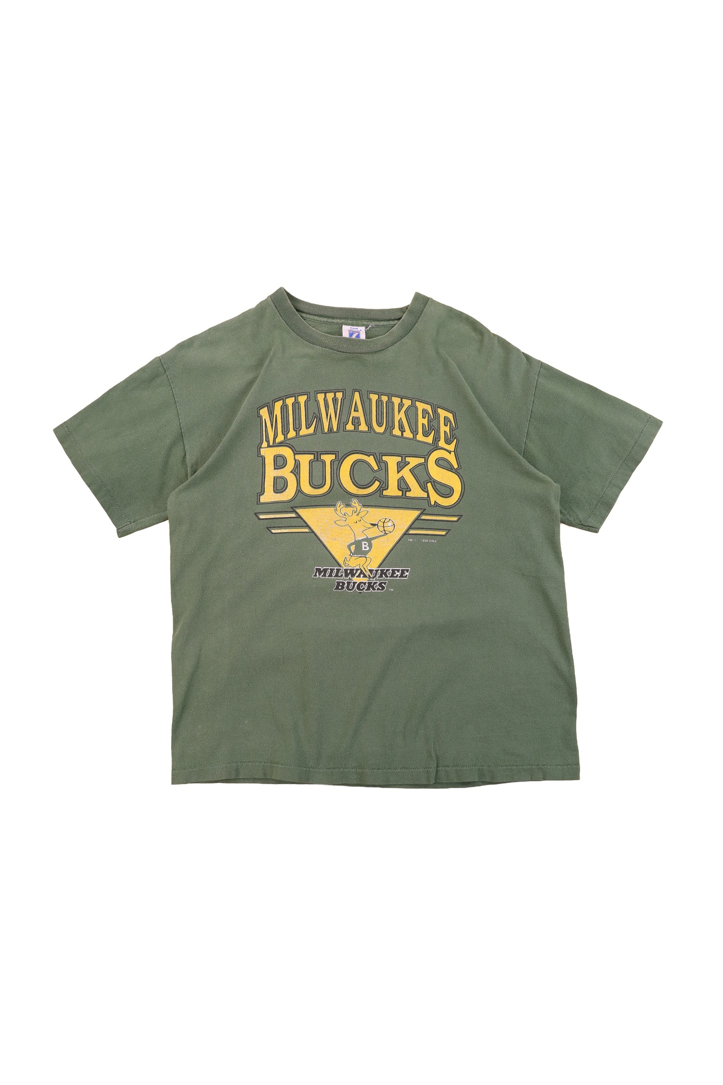 1990 LOGO7 NBA Milwaukee Bucks Graphic Tee
