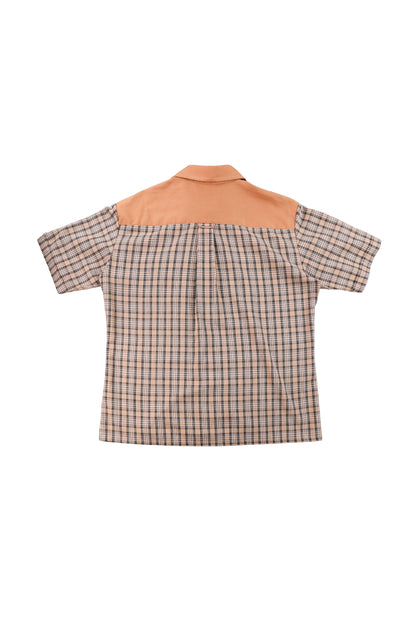 80's B.Cellini Patterned Short Sleeve Shirt