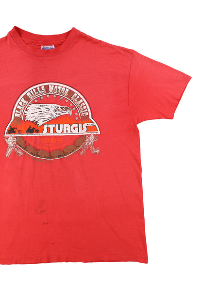 1989 Black Hills Motor Classic Sturgis Motorcycle Rally Tee