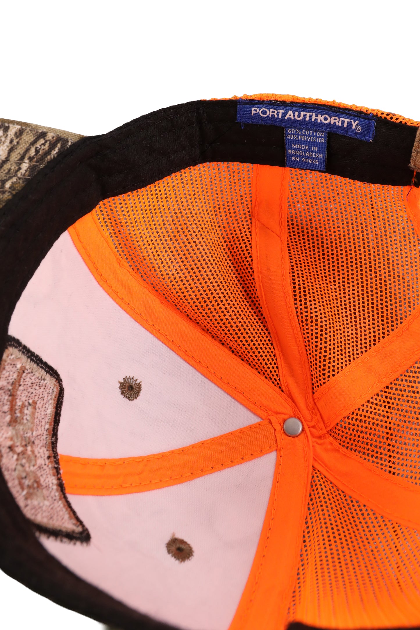 BSE Orange Camouflage Cap