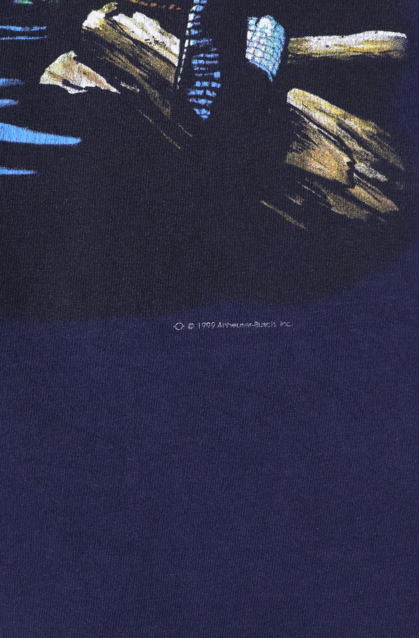 1999 Budweiser Navy Graphic Tee