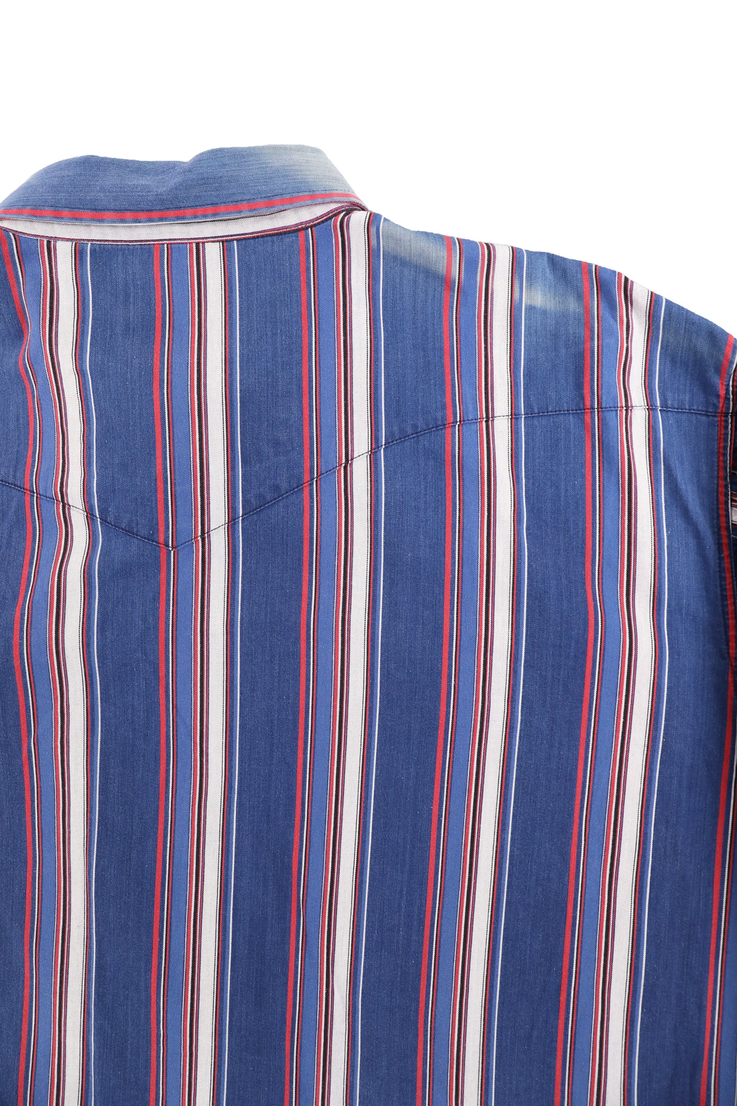 Wrangler Navy Striped Pattern Shirt
