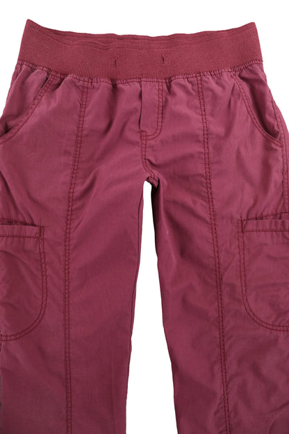 Peaches Women Magenta Cargo Pants S