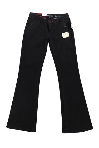 Volcom Brand Jeans Black Flare Jeans Size 3