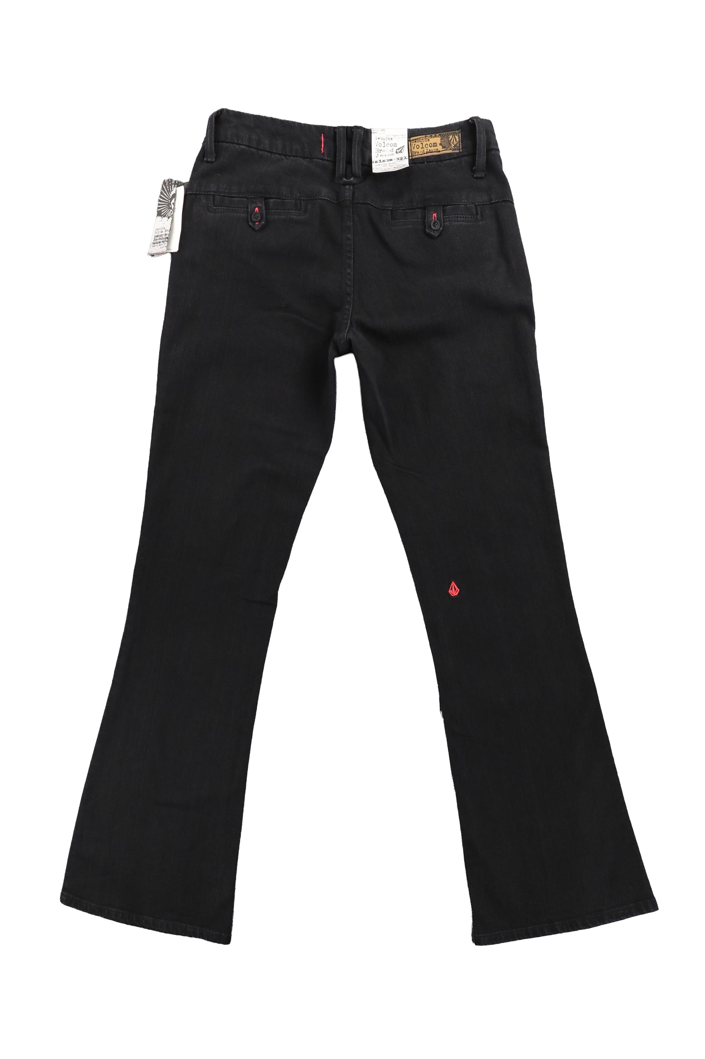 Volcom Brand Jeans Black Flare Jeans Size 3