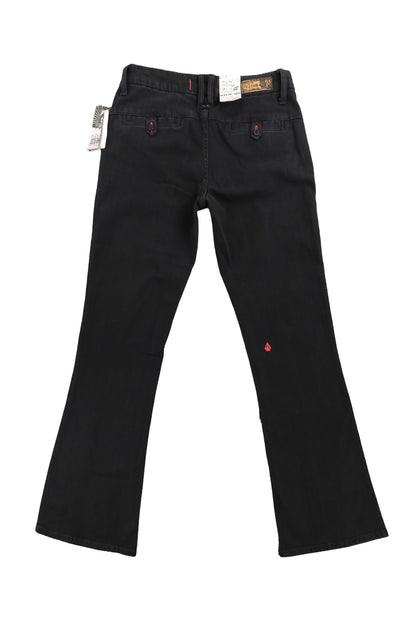 Volcom Brand Jeans Black Flare Jeans Size 3