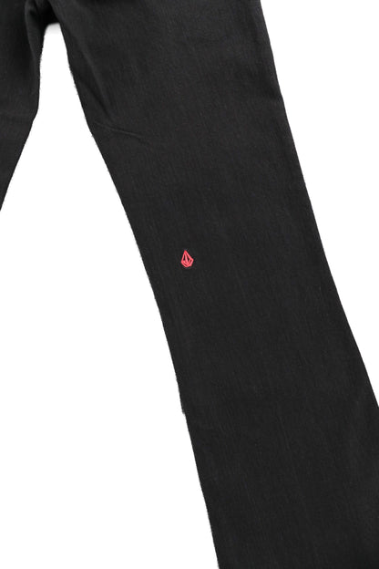 Volcom Brand Jeans Black Flare Jeans Size 3