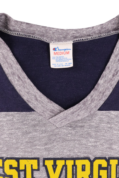 90's Champion West Virginia University V-Neck Tee
