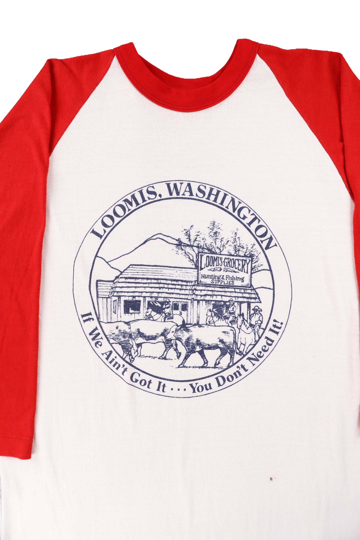80's Loomis Washington Raglan Shirt