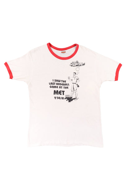 1981 I Saw The Last Baseball Game At The MET Tee