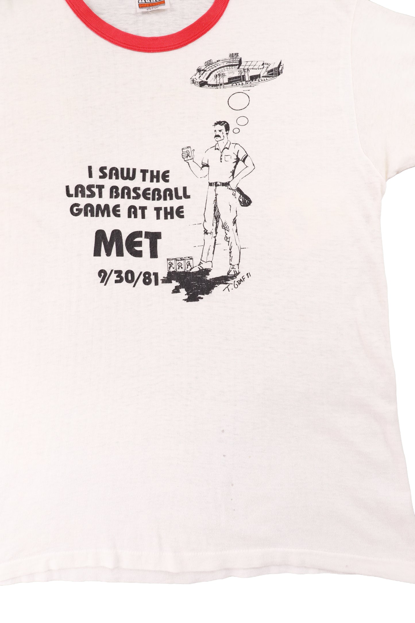 1981 I Saw The Last Baseball Game At The MET Tee