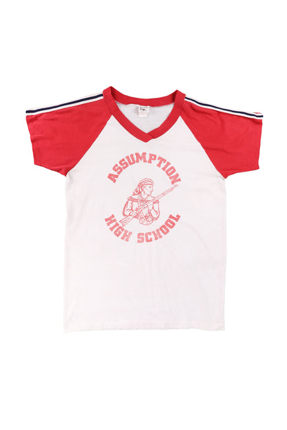 80's Assumption High School Raglan Tee