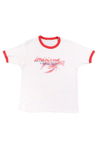 80's Louisiana A Dream State Ringer Tee