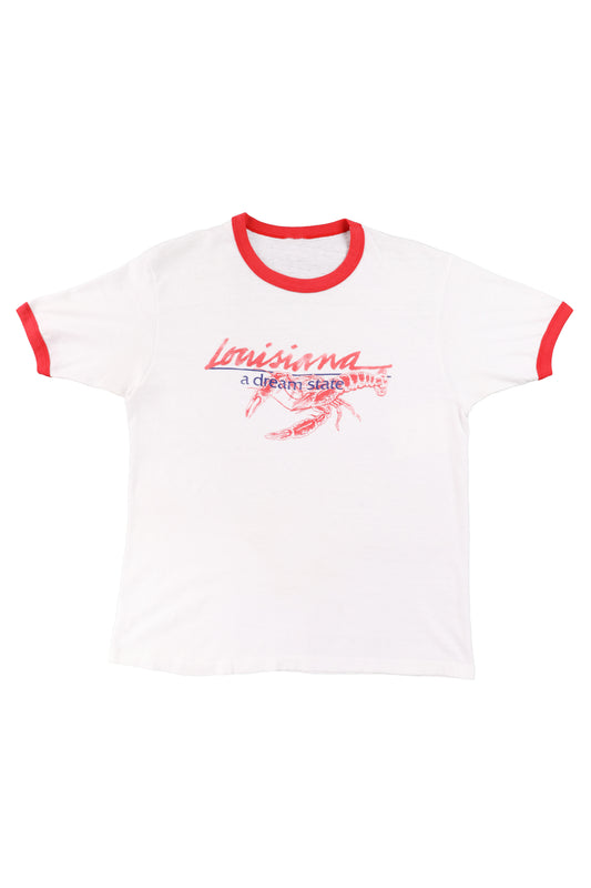 80's Louisiana A Dream State Ringer Tee
