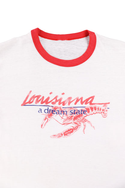 80's Louisiana A Dream State Ringer Tee