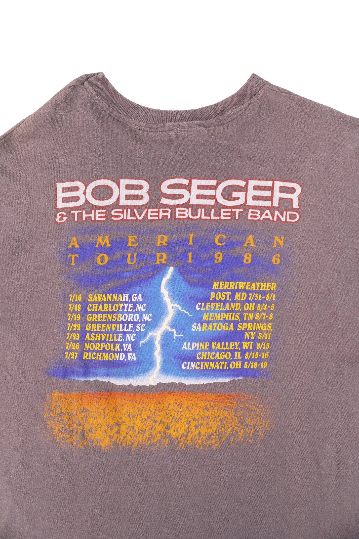 1986 Bob Seger & The Silver Bullet Band "American Storm" Tee
