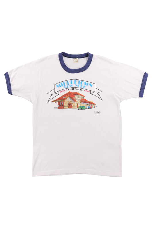 1988 Middletown New York Contennial Ringer Tee