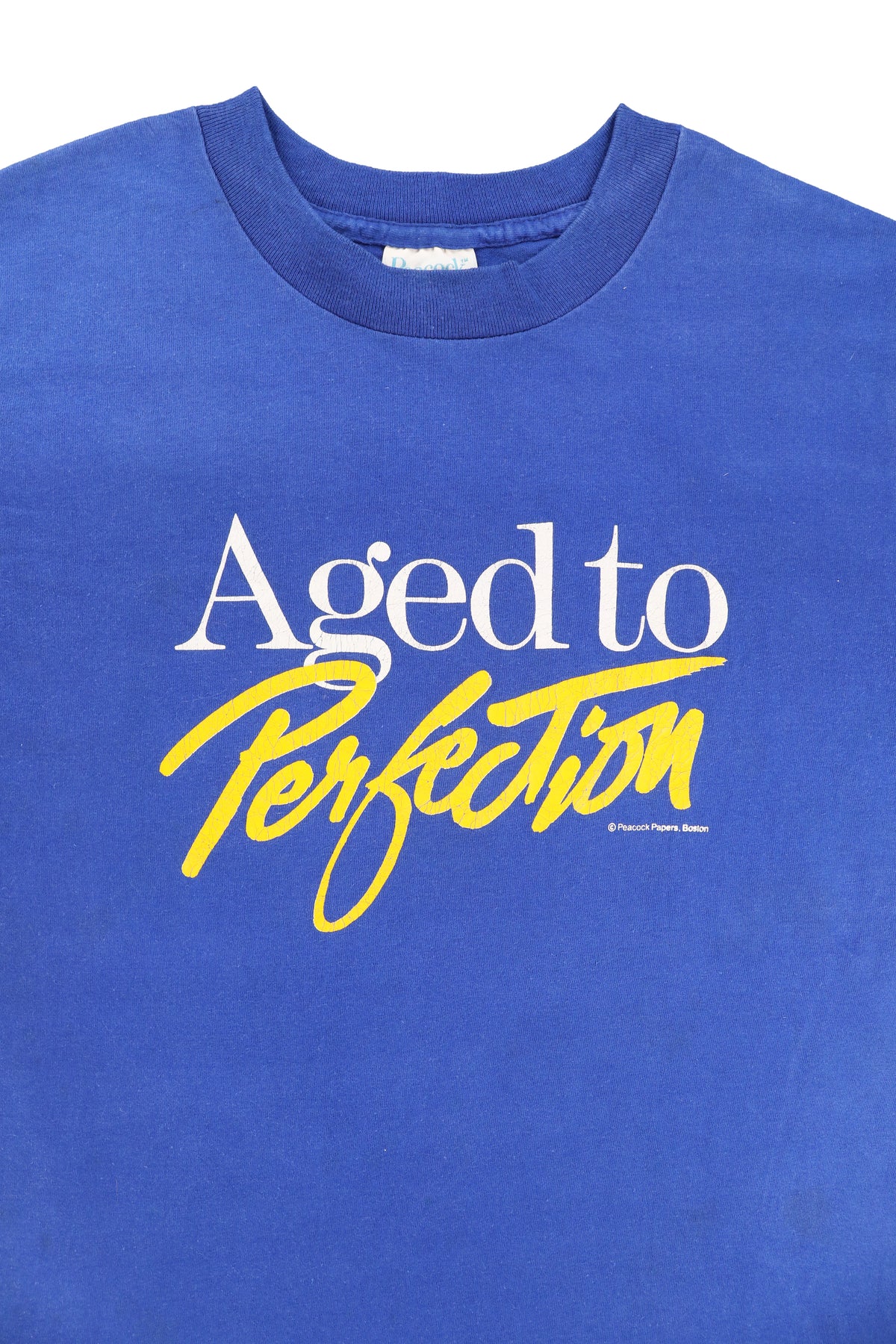 Vintage Peacock Papers "Age to Perfection" Graphic Tee